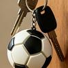Football Style Key Chain, Colorful Soccer Ball Key Ring, Bag Backpack Car Hanging Accessories Gifts