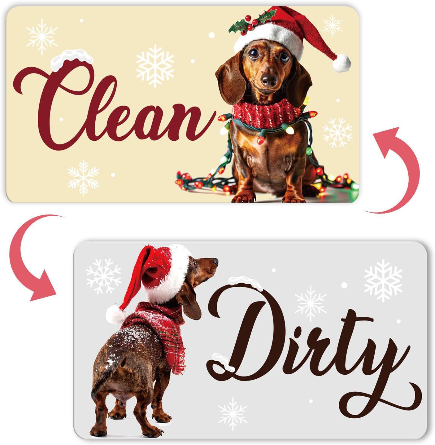 MGCT5087 Christmas Clean/Dirty Dishwasher Magnet Sign