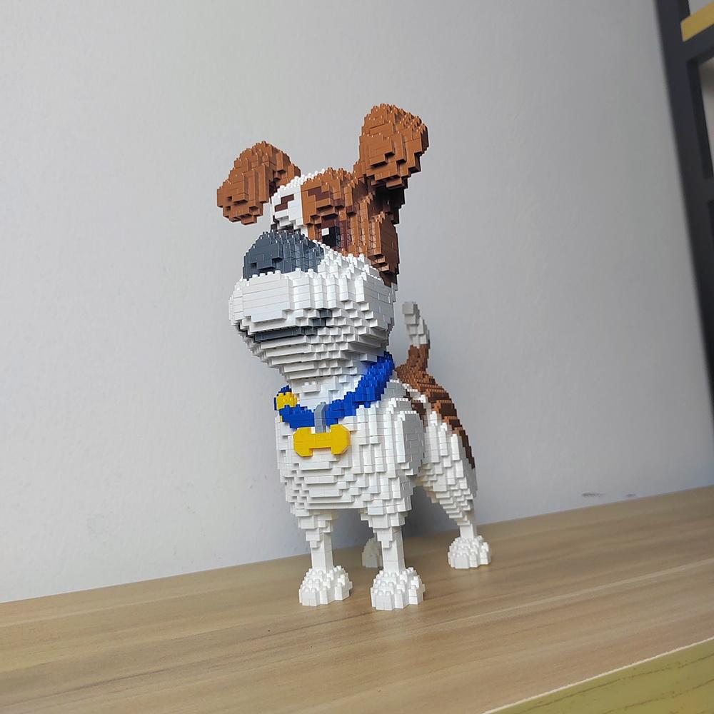 DOUBUIT Micro Mini Block Yorkshire Terrier Model Toy - Pet Enthusiast Gift, Exquisite Decoration, Kids Educational Birthday Toy
