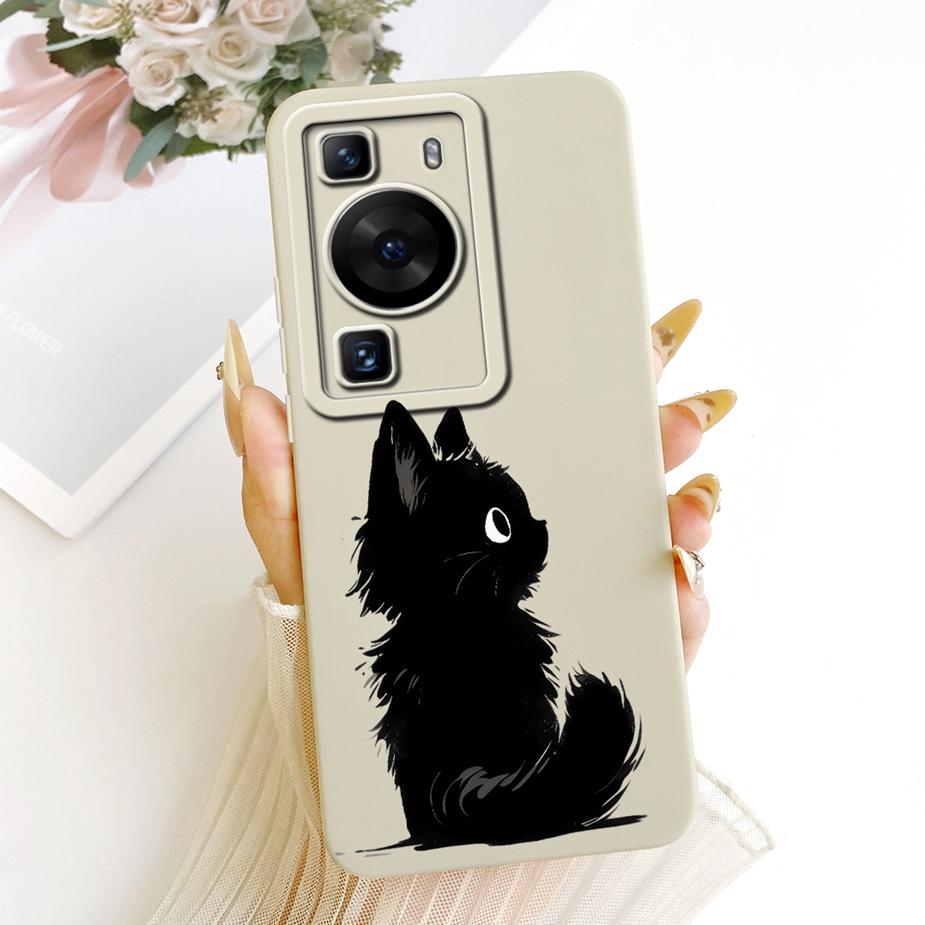 For Huawei P60 Pro Case MNA-AL00 New Luxury Candy Painted Cover Soft Silicone Case For Huawei P60 Art P 60 Pro P60Pro Funda Bags