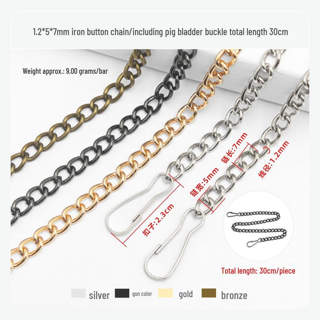 Buckle Twist Chain for DIY Jewelry & Hanging Signs