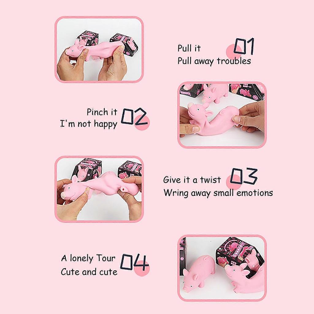 Hot Toy Playsets Cute Pig Decompression Toy Stretch Pinch Restores Pig Toy Relievestress Toy  1760