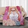 Anime M-My Dress-Up Darling Throw Lightweight 240g Flannel Blanket Soft Skin-friendly for Summer Cooling