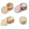 1set DIY Candle Jar Silicone Mold with Lid - Aroma Wax Jar Making Mold for Resin, Concrete, Gypsum - Mold for Home Crafts