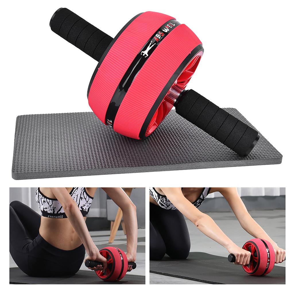 Abdominal Wheel Roller Trainer Fitness Equipment Gym Home Exercise Tool with Training