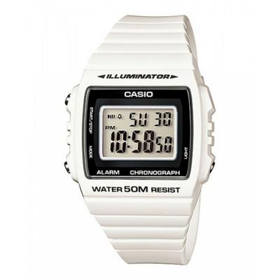 Casio Collection Standard Hvid Armbåndsur, (Gammel model), W-215H-7AJF,