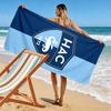 Havre Athletic Club 2D Flat Print Beach Towel, Large Soft Quick Dry Towel for Beach Camping Swimming