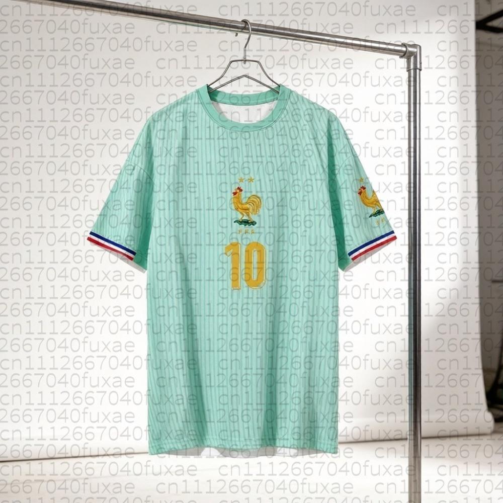 2026 France Competition Away Soccer T-Shirt Men s Elastic Quick-drying and Breathable T-shirt Sportswear Family Matching Top S
