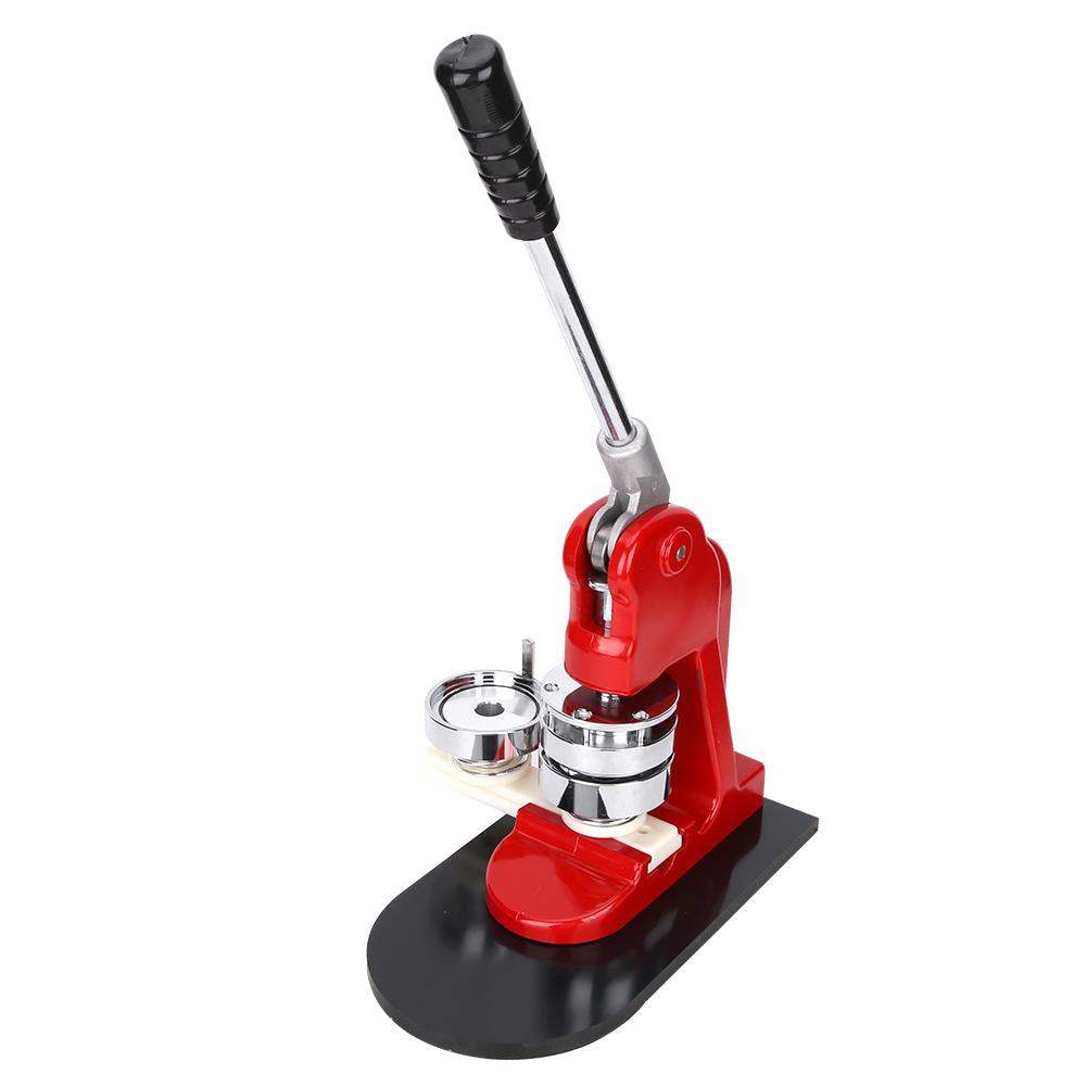 58mm Badge Making Machine Ergonomic Button Maker Pressing Machine with Consumable