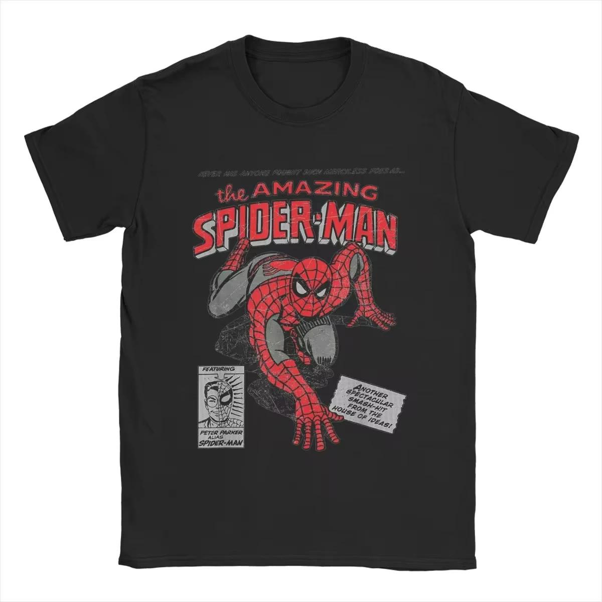 

Spider-man Comic Men s T-shirt: Casual, Comfortable, Soft, High-quality Men s Top, Fashionable and Versatile Men s T-shirt S