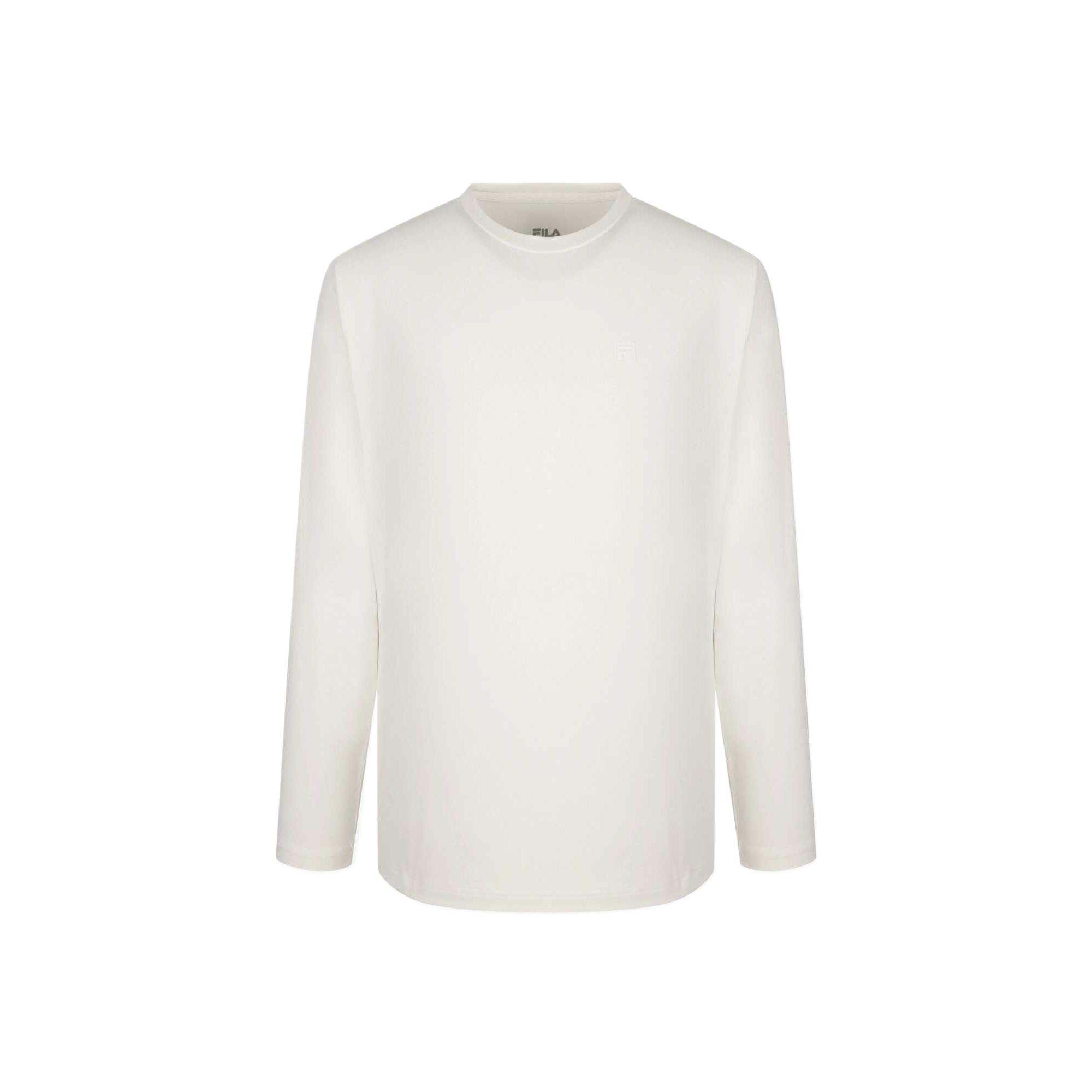 FILA Cold Wave T Shirts Unisex White Crew Neck Moderate FS261RL02U001191 M(095)