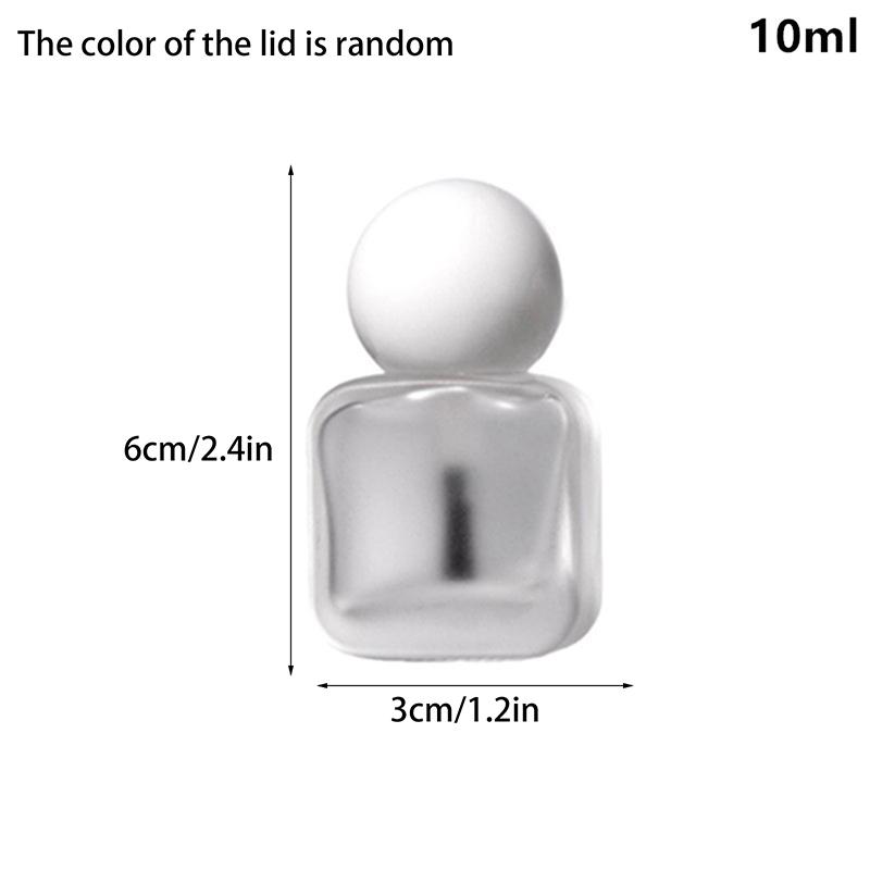 8/10/15Ml Empty Transparent Glass Nail Polish Bottle Empty With Lid Brush Cosmetic Containers Nail Glass Bottles With Brush 10ml