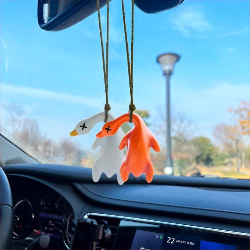 "New Model"Color-Changing Roast Duck, Uv Sensor, Keychain Pendant, Car Pendant That Changes Color When Exposed To Sunlight