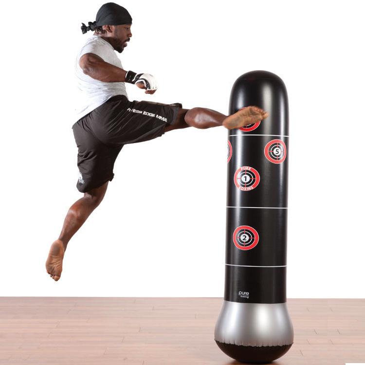 Durable Inflatable Boxing Punch Bag for Adults & Kids