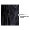 New Loose Retro Fashion Pleated Splicing Mid-Length Zipper Style Dresses