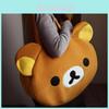 Rilakkuma Reisetasche für Erwachsene und Kinder aus weichem Plüschmaterial