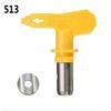 Airless Spray Tip Nozzle 56 Series Steel for Paint Sprayers with For Putty Coating Model 511531 Spray Flow and Angle Adjustment