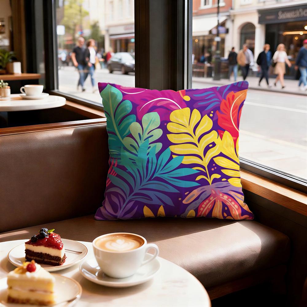 artistic leaves Cushion Cover Decorative Cushions Covers Cover Sofa x Pillow  Piece x x Pillowcase