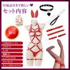 Japan Bunny Girl Cosplay Bunny Girl Reverse Bunny Sexy Costume Erotic Extreme Erotic Lingerie Underwear Training Cute Little Devil Leather Rabbit Ears