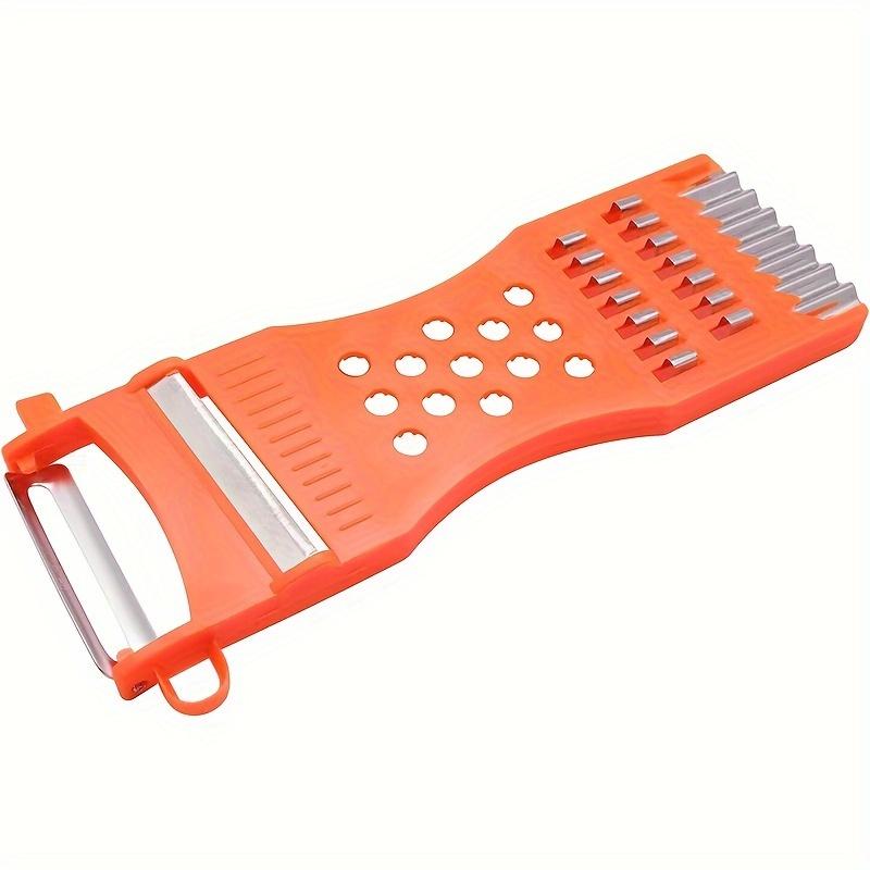1PC Peeler, Shredded Peeler, Household Multi-functional Five-in-one Peeler, Potato Shredded Universal Shredded Kitchen Fruit красный