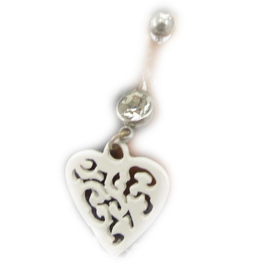 Les Trésors De Lily [K5921] - Set of 3 Body Piercings 'Love'