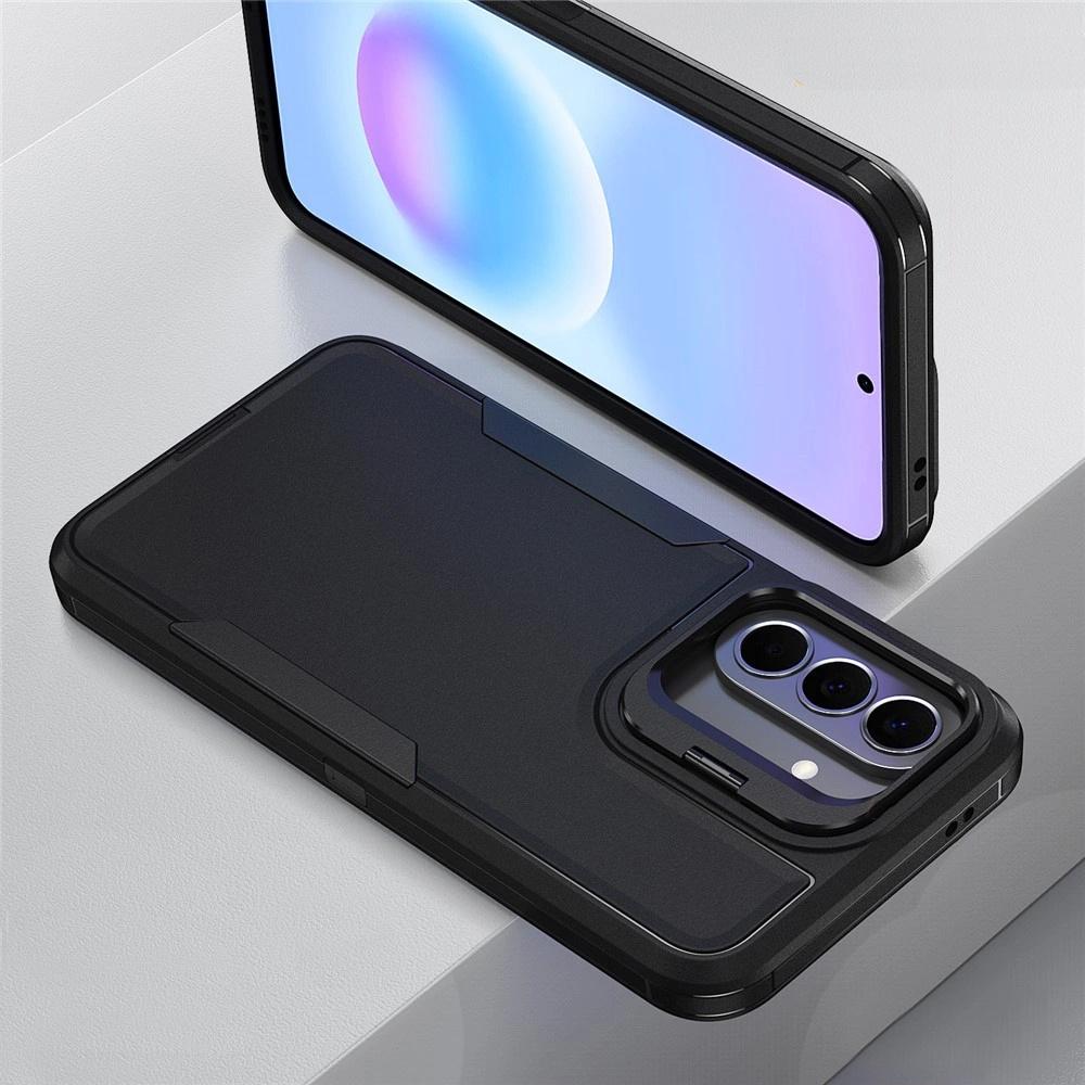 Armored Case for Samsung Galaxy A27 5G, with Stand, Black