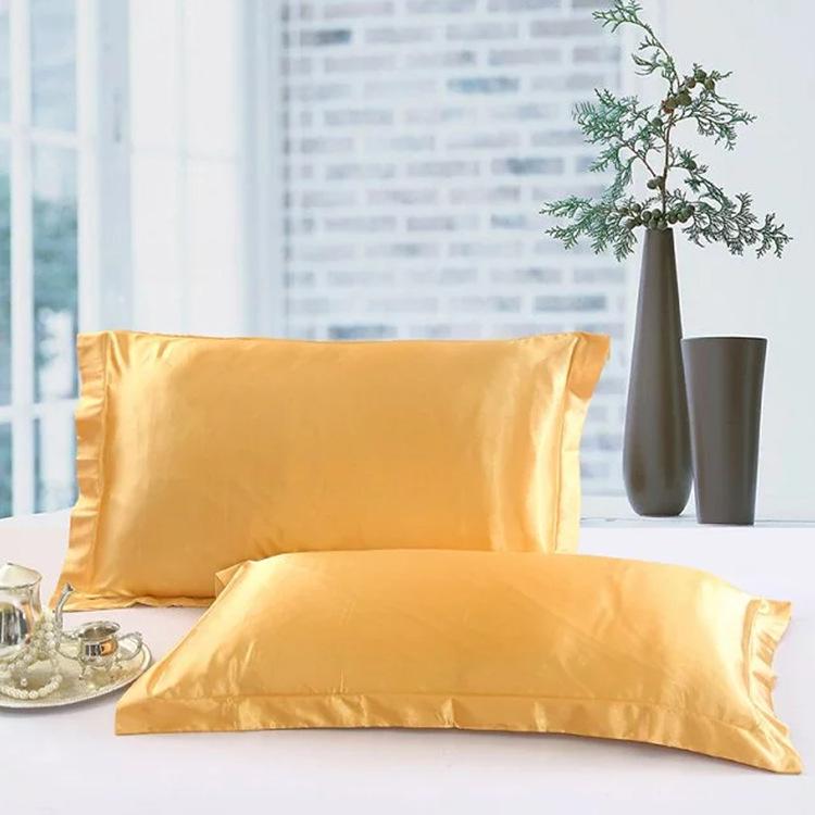 Silky Ice Satin Pillowcase - Imitation Silk