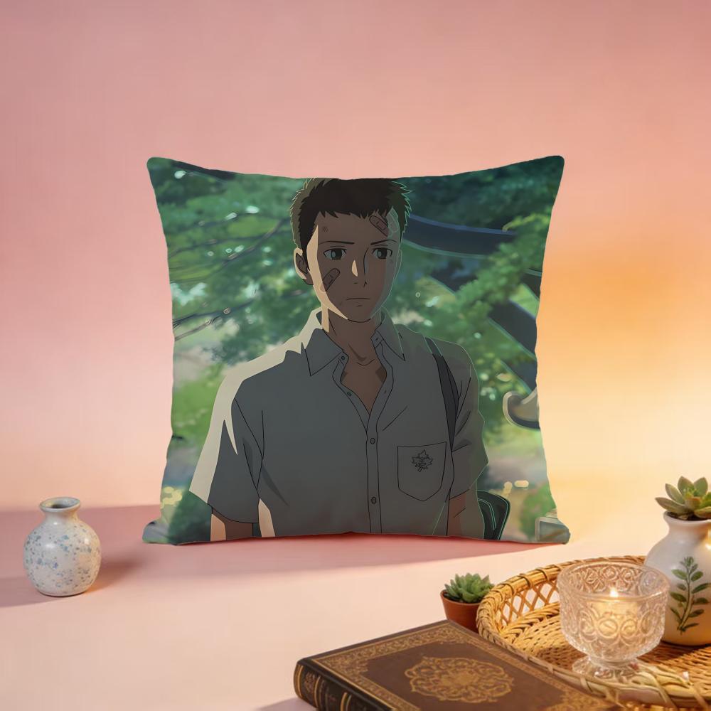 Popular TThe Garden of Wordsable Cushion Cover Premium SkinFriendly Pillow Case MultiPurpose for Home Office Travel