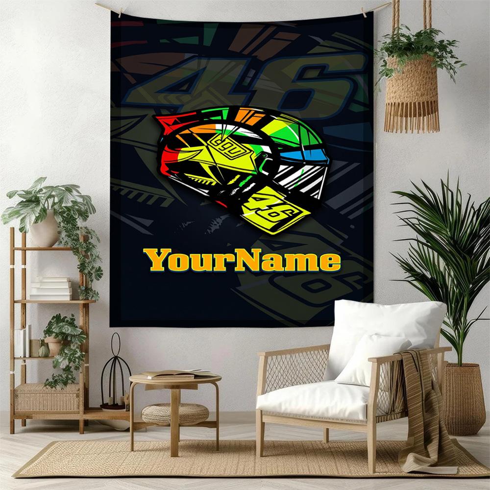 Doctor46 Custom Your Name Wall Decor Tapestry Art For Pet Memorial Birthdaywedding Party Backdrop Family Gift