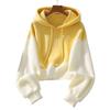 Elegant Gradient Hooded Pullover: A Cozy, Stylish, and Versatile Sweater for Autumn & Winter.