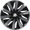 Sparco 4 Lazio 15" Black and Grey Wheel Covers