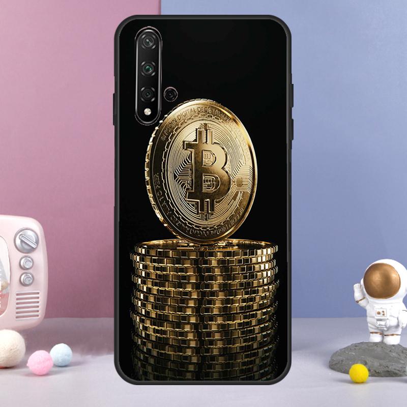 BTC Bitcoin For Huawei Nova 7i 8i 11i 12i 12s Y73 Y70 Y90 Y60 Y72 Y61 Y91 9 10 SE P30 Pro P40 Lite Case