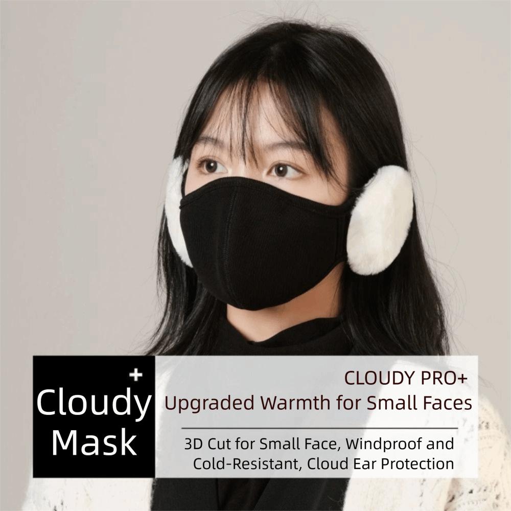 Windproof Mouth Cover Cold-proof Face Mask Fashion 2-in-1 Mask & Earmuffs  for Outdoor Activities