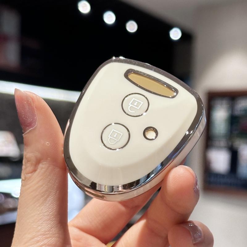 Key Fob Cover For TOYOTA Grand New Avanza Daihatsu Xenia PERODUA Alza Myvi Axia Perodua 2 Buttons TPU Car Key Cover Case Remote