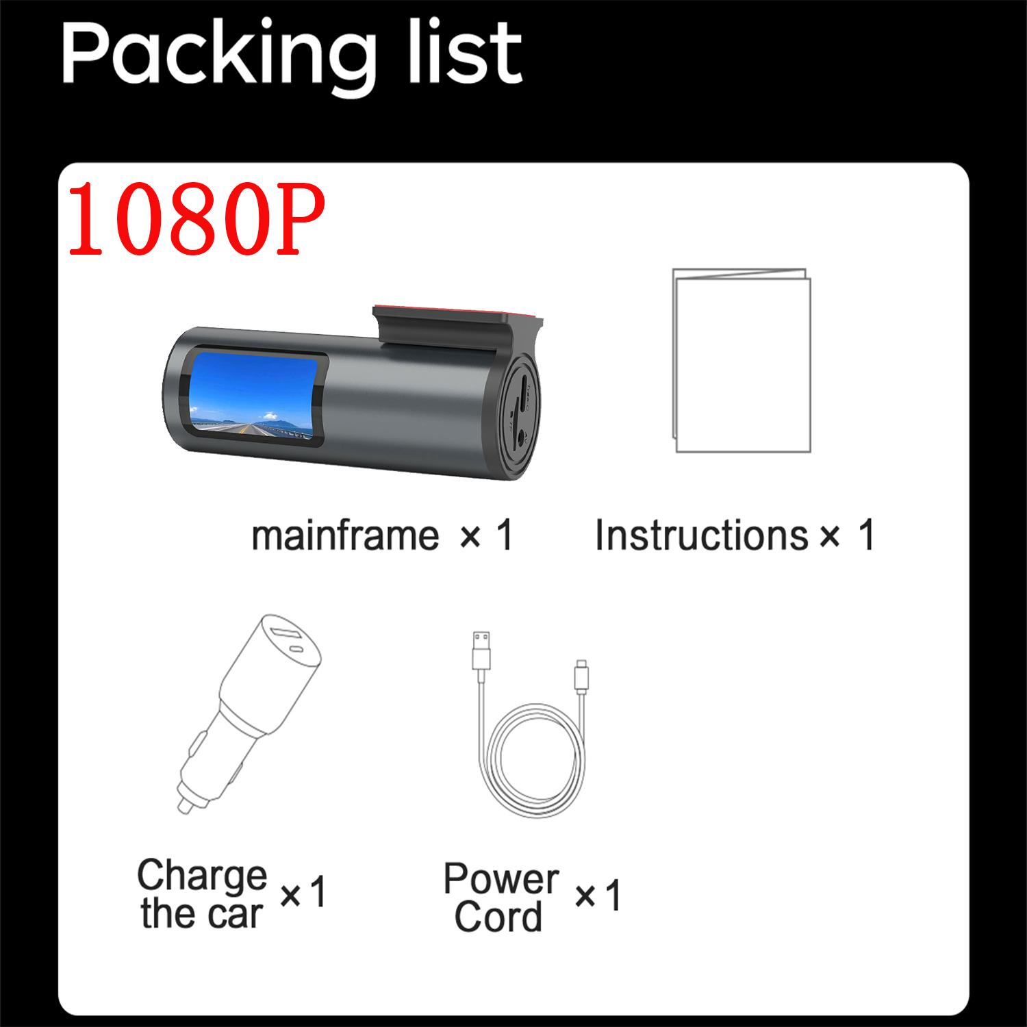 

4K Dash Cam Front and Rear, 1.3” IPS Display Car Camera, 5Ghz WiFi+App Control, Night Vision, 24H Parking Mode, G- None