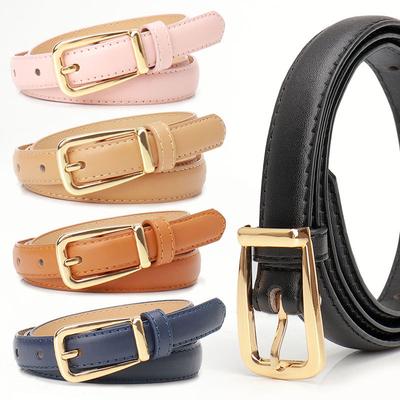 New Leopard Print Pin Buckle Belt for Women European and American Fashion Versatile Jeans Decorative Belt Retro Women's Belt