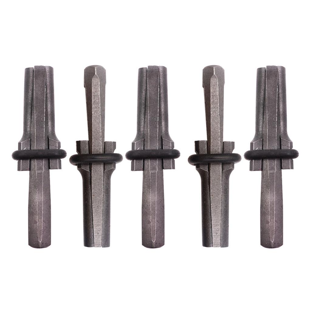 5Pcs Heavy Duty Wedges and Shims Stone for Concrete Rock Stone Splitters Marble Granites Hand Tool Splitting Tool