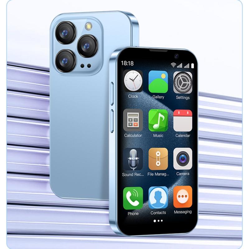 

SOYES XS18 Mini Card Smarphone 3.0inch HD Screen 2GB RAM 16GB ROM 5MP Camera Dual SIM Full Netcom Face ID WCDMA 3G Mobile Phone синій