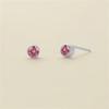 eManco Colorful Rhinestone Diamond-Studded Earrings, Stainless Steel Gold-Plated Ear Cuff.