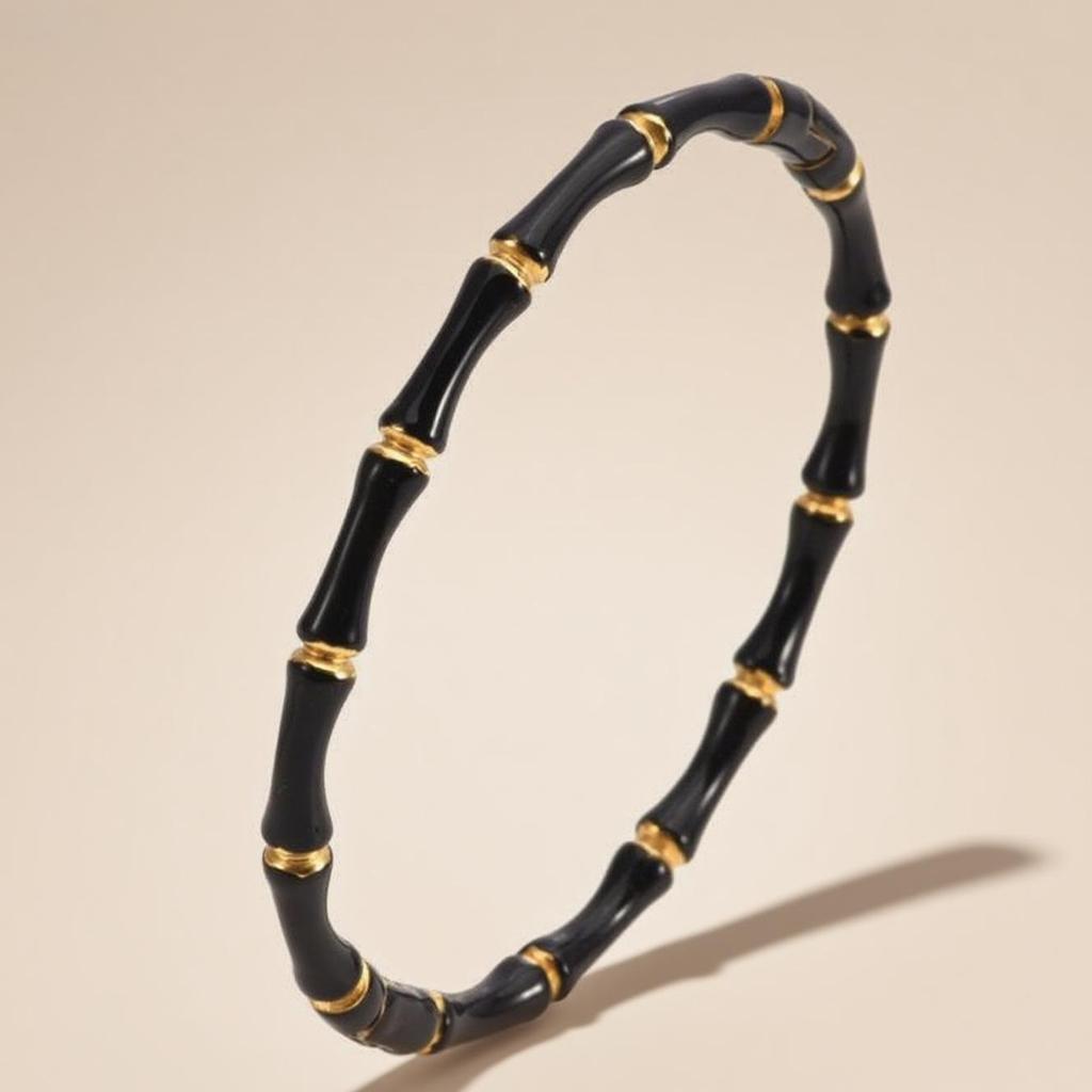 Women's Titanium Steel Bamboo Joint Bracelet, Japanese Korean Style, Simple and Versatile Stainless Steel Wristband Jewelry.