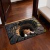 3D Flat Optical Illusion Doormat Non-slip Abrasion-resistant Bathroom Carpet Water-absorbing Durable Bedroom Door Rug Home