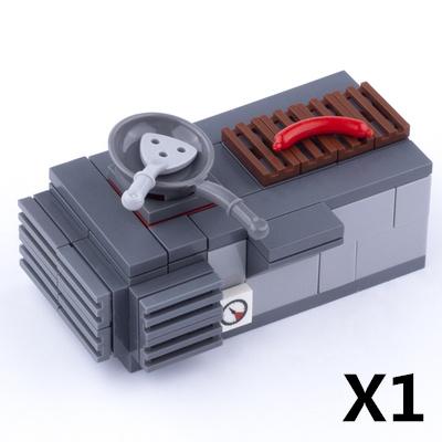 DIY City Decoration Home Building Block Accessories Bed TV Sofa Refrigerator Dining Table Sweeper Phone Brick Gift Toy Kids J078