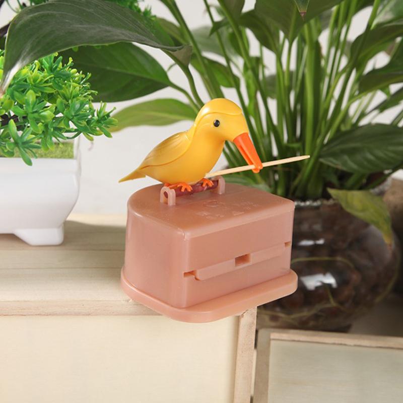 Buy 1Pc Creative Cute Toothpick Automatic Bird Toothpick Box at