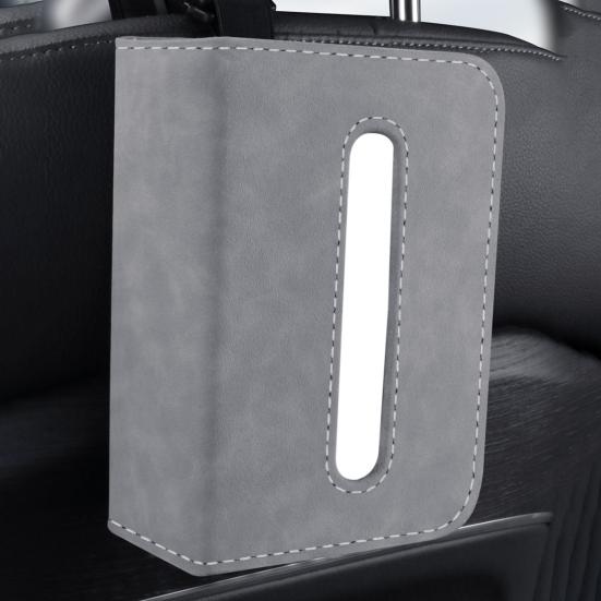 Boîte à mouchoirs en cuir souple pour voiture, Type pare-soleil, conteneur suspendu, porte-serviettes, porte-papier, organisateur, sac de rangement, nouvelle collection 34 Boîte à mouchoirs en cuir souple pour voiture, Type pare-soleil, conteneur suspendu, porte-serviettes, porte-papier, organisateur, sac de rangement, nouvelle collection 34