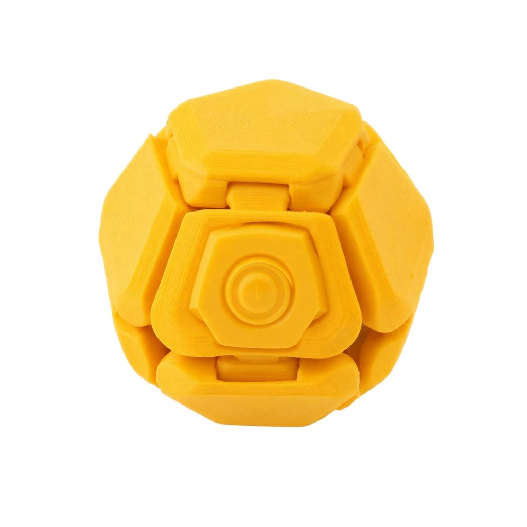 3D Printed Transformable Origami Cube Puzzle Toy Stress Relief Fidget Handheld Craft Decorative Item Portable Design