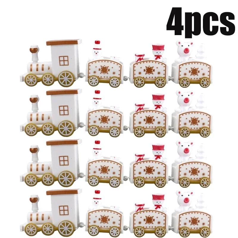 Train Christmas Ornament Merry Christmas Decoration Train Toy for Home Santa Claus Gift Xmas New Year Decoration 2025 Xmas Gifts