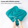 Waist Protection Inflatable Lumbar Pillow Inflatable Ultralight Chair Waist Cushion Comfortable Soft Cushion For Home Office Car