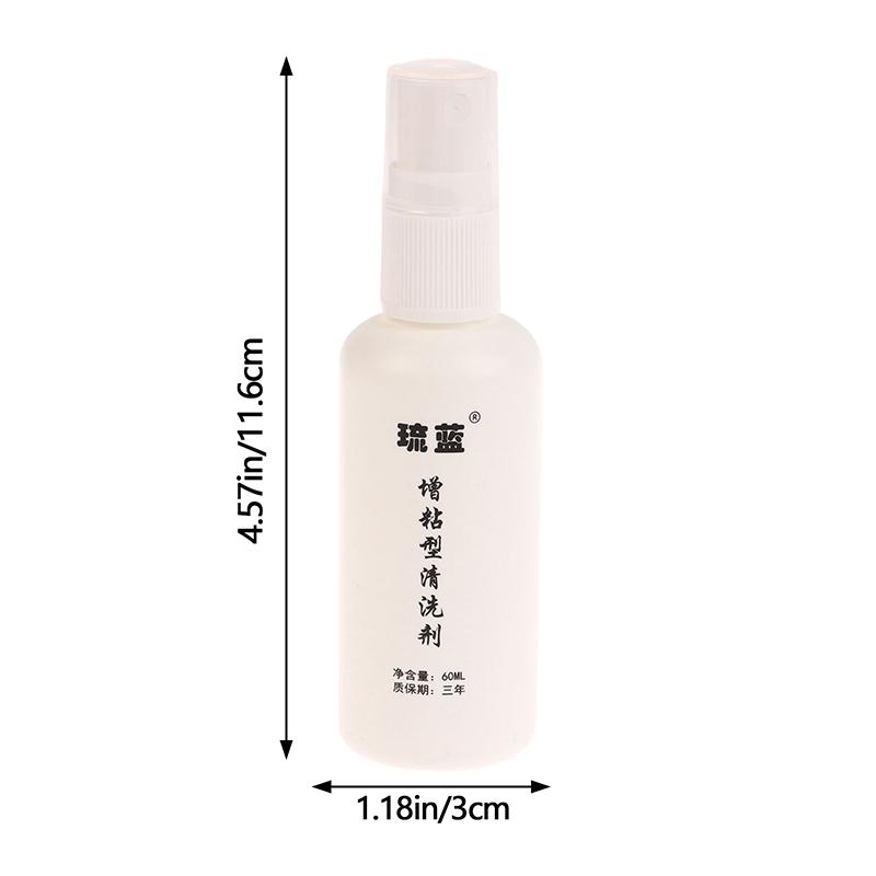 60ml Limpador Profissional para Borracha de Raquete de Tênis de Mesa Portátil Ping Pong Borracha Limpar Manter Cuidado