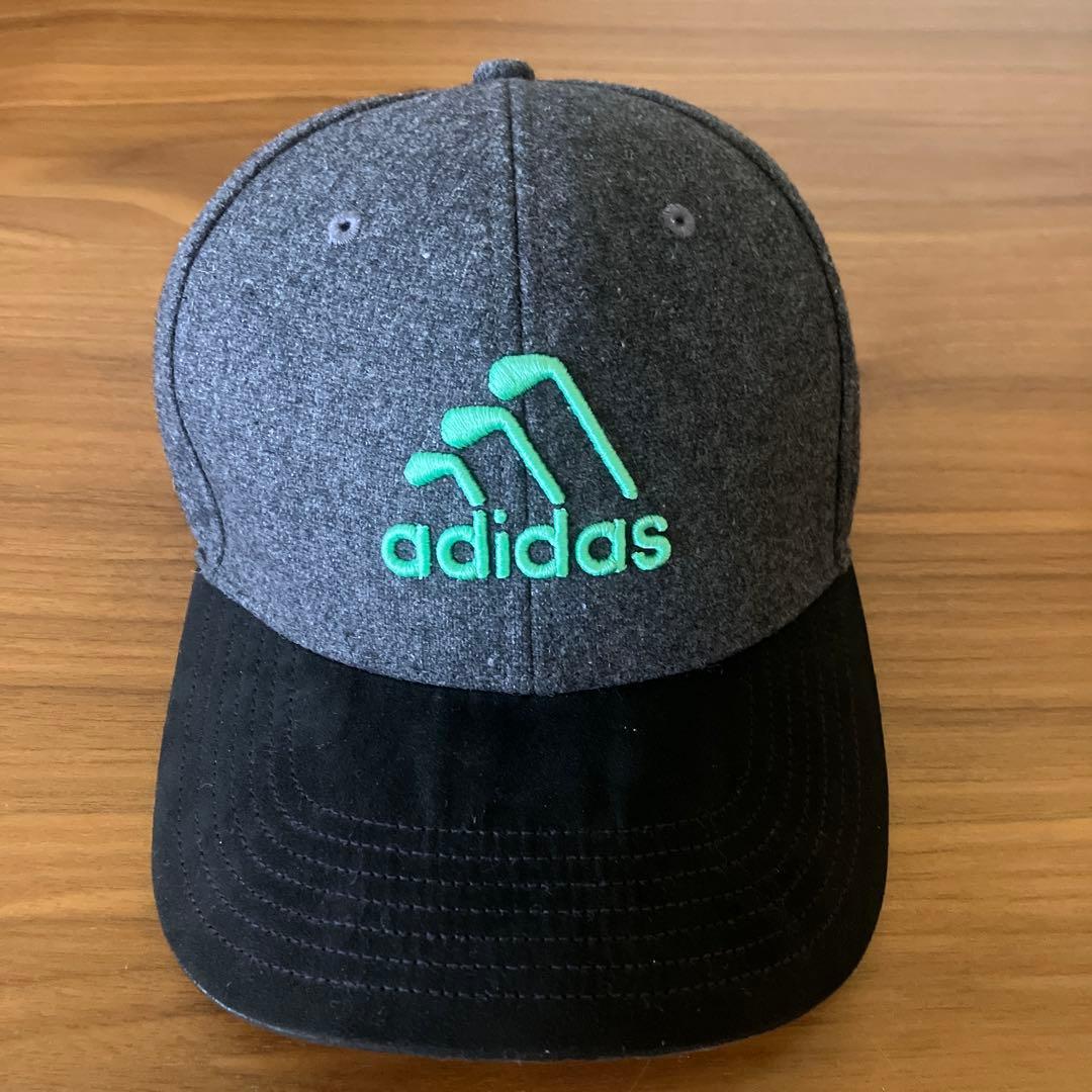 Used adidas Golf Cap Gray Black