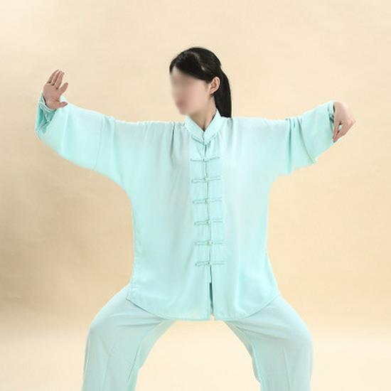Wiosenno-letni bawełniano-jedwabny strój do Tai Chi - Odzież do ćwiczeń i występów dla mężczyzn i kobiet